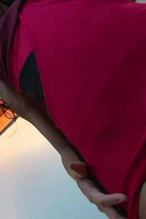 Hot tranny strokes her cock