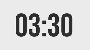 5 MINUTE TIMER COUNTDOWN TIMER MINIMAL
