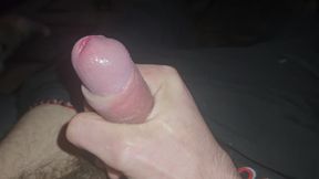Wanking my big hard dick