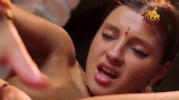 Gorgeous skinny Indian teen erotic dance &amp_ finger-fucking