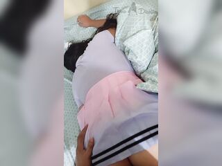 I'm your whore! Throw your milk on my buttocks!