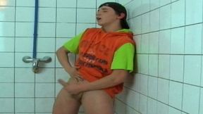 Ari Black Strokes His Hard Cock and Blows a Colossal Load