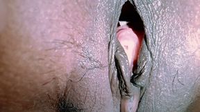 Assamese close up fuck shaved pussy and creampie inside