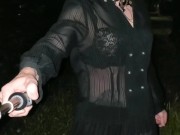 See through skirt