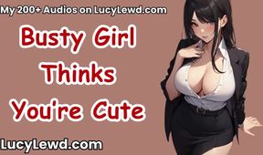Busty girl’s wet moans ASMR blowjob audio roleplay destroyed my ears