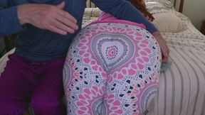 Pajama Bedroom Spanking, Blowjob, Swallow