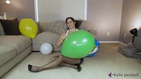 Inflate and Grind On Balloons - Kylie Jacobs - MP4 1080p HD