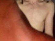 Trying to jerk off in peace downstairs, keep hearing sounds, THEN I GEGT CAUGHT BY DADDY lol