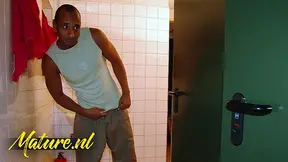 Curious Man Explores Forbidden Pleasures In Women's Restroom