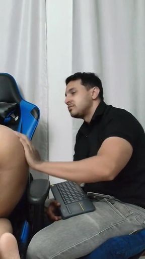 I like my boss's sexy pussy we play in the office   Clip 2