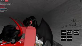 Roblox: demoniaca trans se folla a una demonia guarrilla