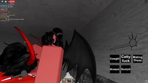 Roblox: demoniaca trans se folla a una demonia guarrilla