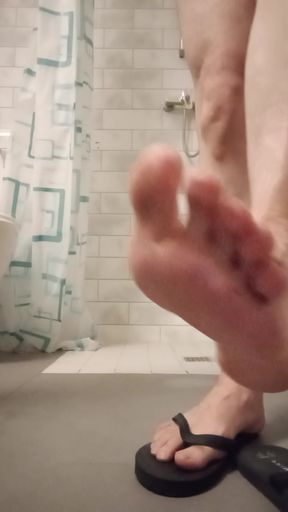 Foot toes beautiful leg