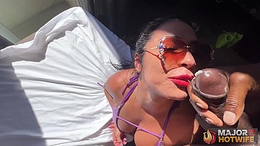 Thick Curvy MILF Monica Santhiago Pounded by Rome Major!