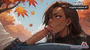 Autumn xxx afternoon with beefy paramour gives girl stunning XXX porn!