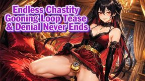 Endless Chastity Gooning Loop – Tease & Denial Never Ends | Goddess Hiyori
