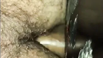 Crossdresser gets bareback fucked at amateur gloryhole