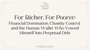 For Richer, For Poorer - Financial Domination, Chastity Control, and the Human Wallet Who Vowed Himself Into Perpetual Debt { FinDom Story }