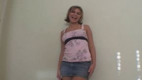 Young Southern Belle Anna Bella Strips Naked And Jerks Me Off On The Bed! (1st half wmv)