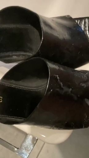 Cum on shoes compilation 10   Clip 2