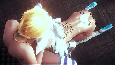 Yaoi Femboy - Kaze Sucks Another Femboy'_s Cock Until He Swallows His Cum - Sissy Femboy Trap Japanese Asian Manga Anime Game Porn