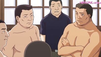 Big-titted students taken by strangers in a dark forest in a wild hentai sex movie