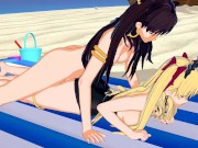 Fate/Grand Order — Ereshkigal fucked by futanari Ishtar