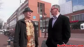 Pussyeaten amsterdam hooker enjoys tourist