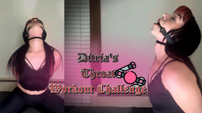 Ditria&#039;s Throat Workout Challenge