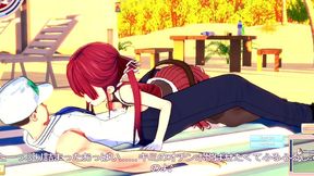 houshou marine cogiendo en la playa del sexo