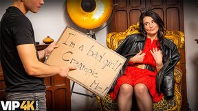 Fotina, Babet, and Bruno Baxter's seductive neighbor fantasy: doggy style pussy play with a twist!