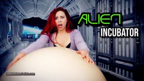 Alien Incubator - Ludella Repeatedly Impregnated in Sci Fi Breeding Thriller with Rapid Growth on top of Rapid Growth as Her Body is Used Again and Again, Hyper Pregnant Belly Inflation, and a Sploshy POP Climax - WMV 720p version