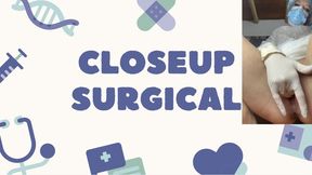 closeup surgical nurse