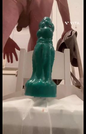 Anal play with Mr. hanky&#039;s toys