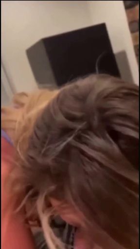 Cute Onlyfan shows off big tits while getting a homemade cumshot on her cute fac