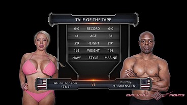 Alura Jenson Vs Will Tile Mixed Wrestling