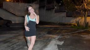 POV Petite Latina in Tight Skirt Gets Her Small Ass Fucked and Lots of Cum in Playground