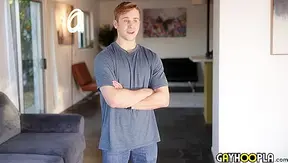 Brock Fisher Loses Control: Hardcore Solo Ride on the Floor – GayHoopla