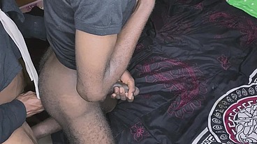 Ebony twink taught hard lesson 4