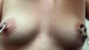 Lis fucks you with my tittle clamps on