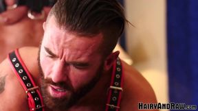 HAIRYANDRAW Hunks Dale Savage and Brendan Patrick bareback