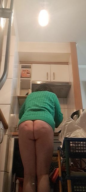 fucking riding with the dildo all the way in