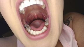 Tongue Twisting Flipping Slapping Closeup Rapid Slap