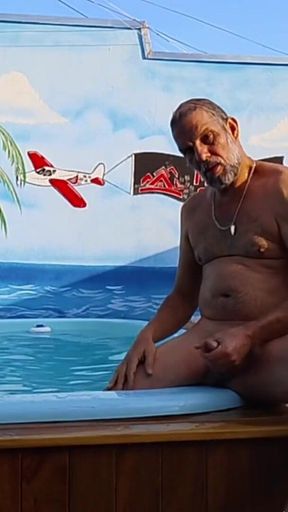 Aidocarmona Enjoying a Pool Wanting to Fuck an Ass