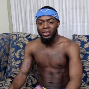 Stripper from Chicago jacks his dick