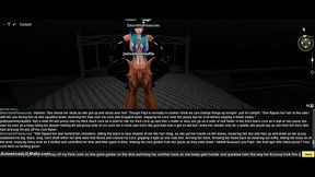 Dark Room DP Action – 3D Hentai Couple Engages in Intense Porn Play
