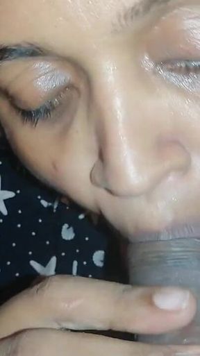 Getting Ready to Suck Giant Cock