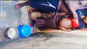 Neighborhood Girl Gets Fucked in a Corner of an Unfinished House