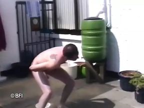 Outdoor vintage punishing from femdom woman