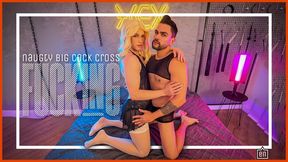 Hex gets fucked by delicate CD Kate Princess and her giant cock (1080p ENG-sub) CrossDresser - CD Fucking - CD Domination